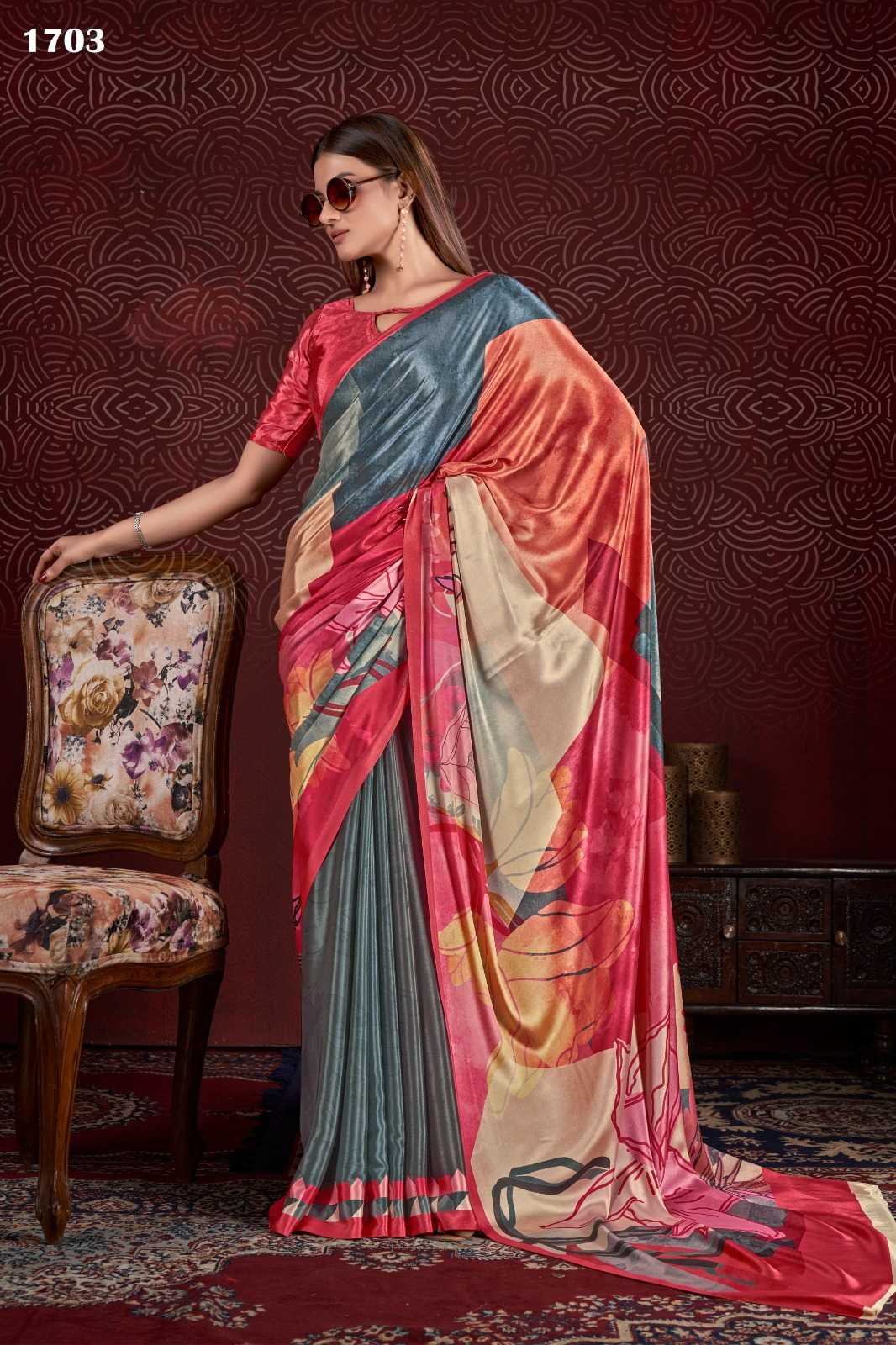jivora luke fashion hanoi 1701-1712 soft silk digital print party wear saree