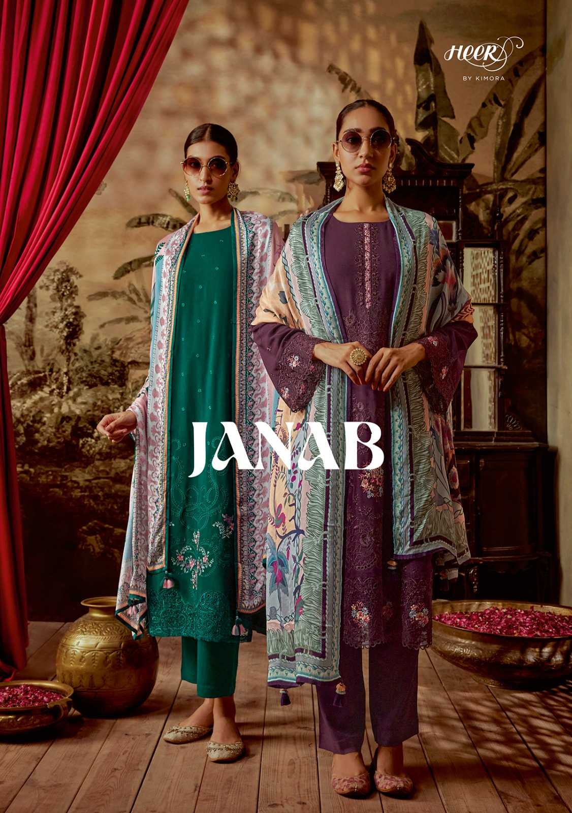 kimora heer janab fancy unstitch salwar kameez with chinon digital print dupatta