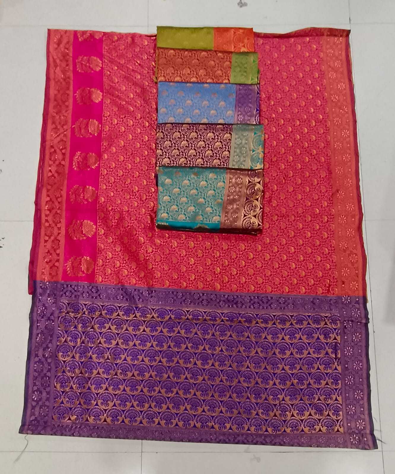 maanyata zero silk amazing copper zari sarees