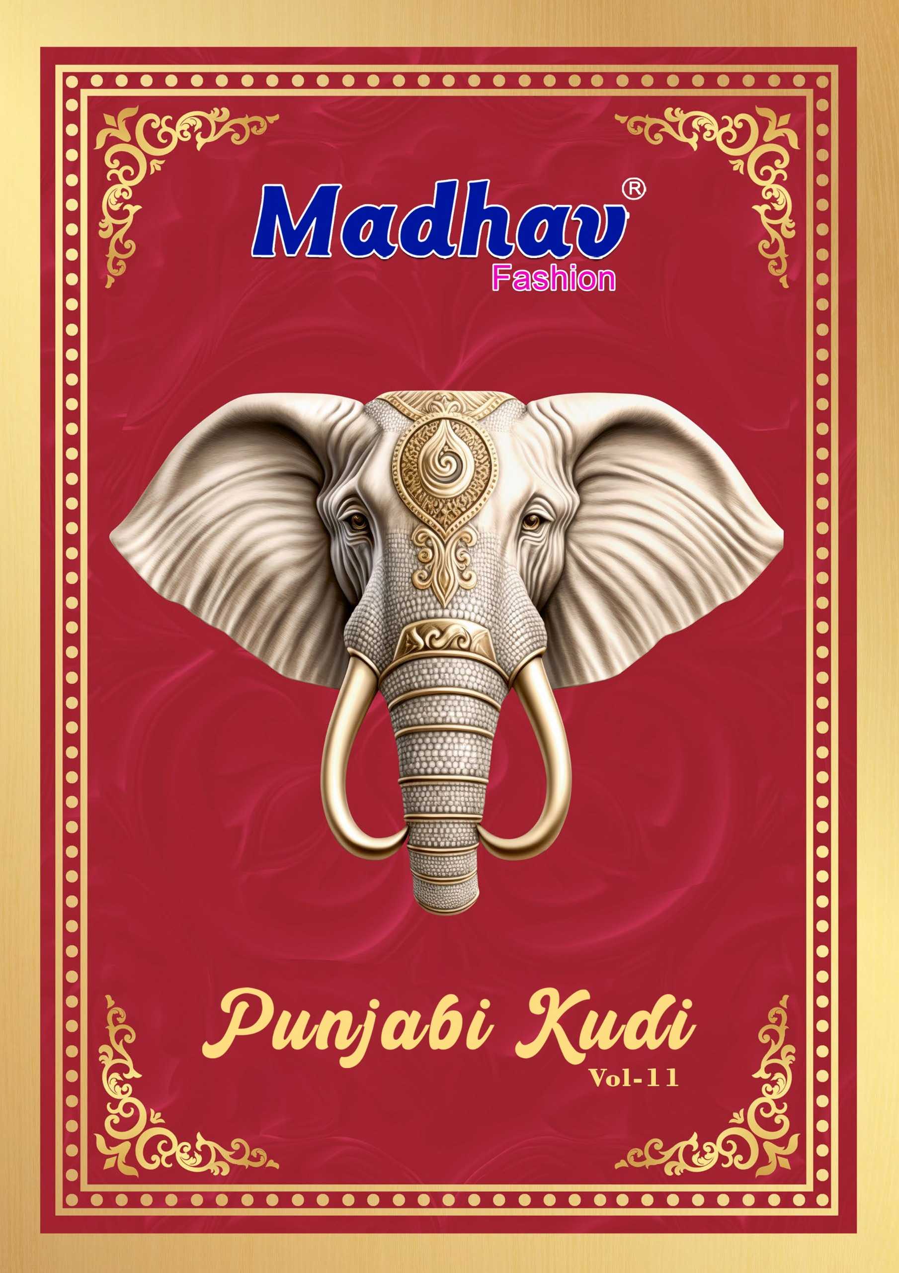 madhav punjabi kudi vol 11 readymade casual wear 3 pcs set