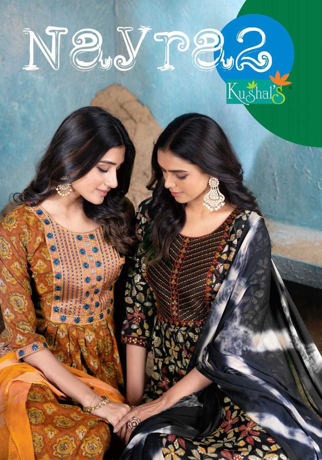 nayra vol 2 by kushal amazing readymade nayra cut salwar kameez catalog