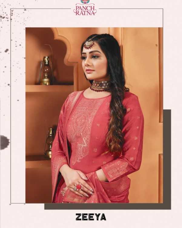 panch ratna zeeya pashmina winter wear unstitch fancy salwar kameez
