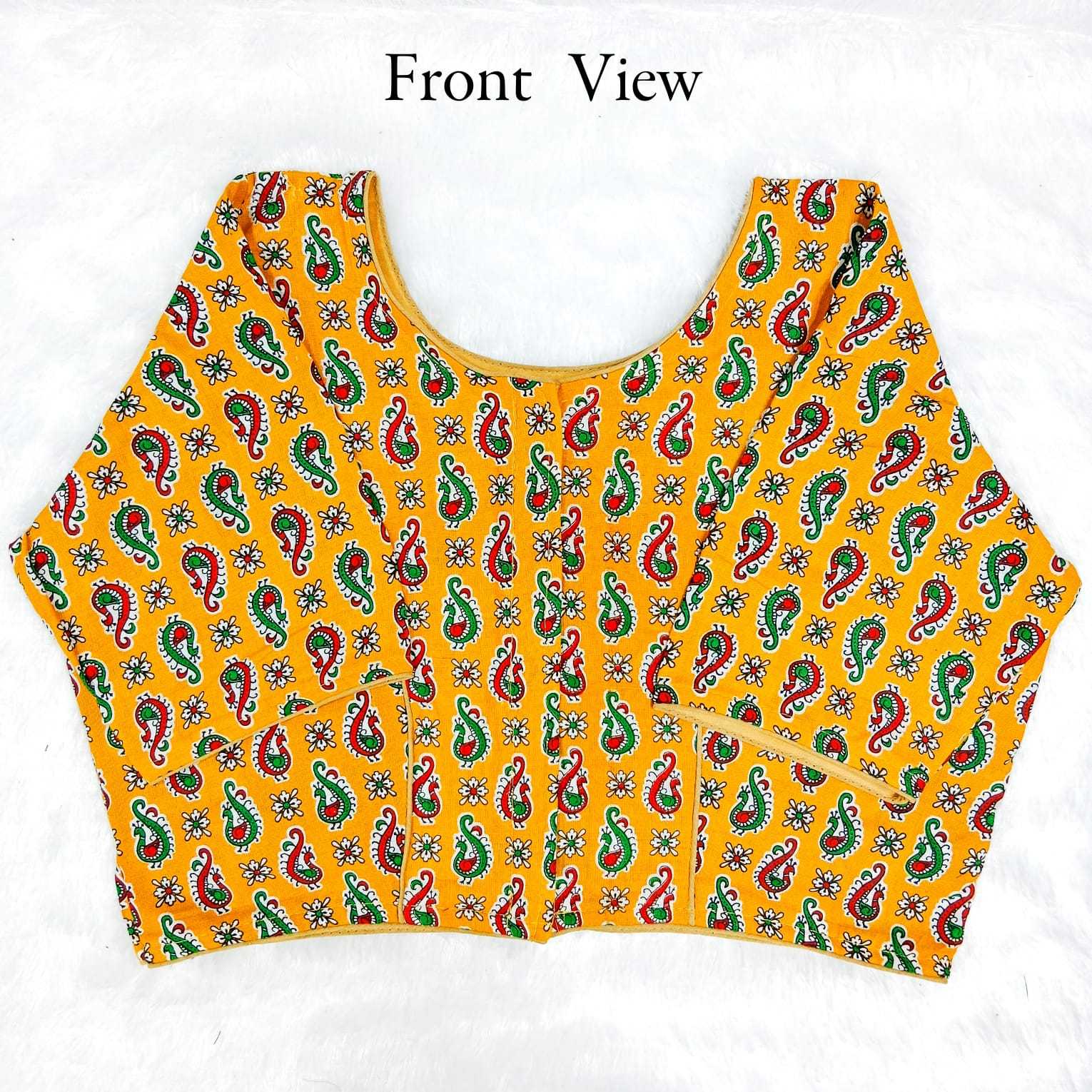 pr cotton daily readymade plus size trending design front hook blouse 