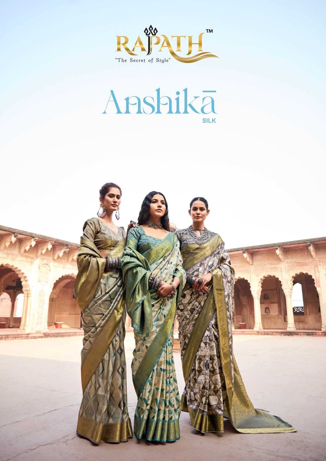 rajpath anshika silk traditional handloom saree supplier