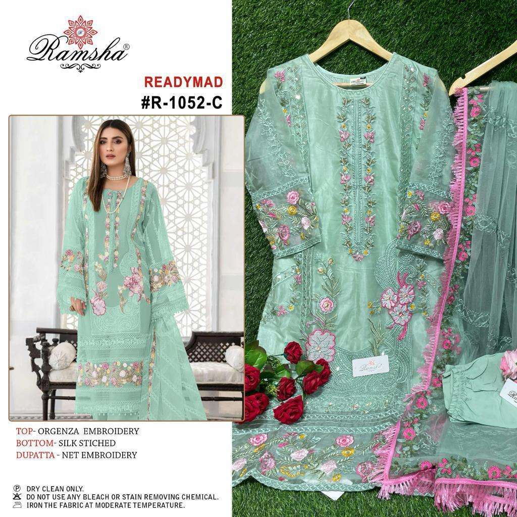 ramsha 1052 pakistani fullstitch salwar kameez festive wear catalog