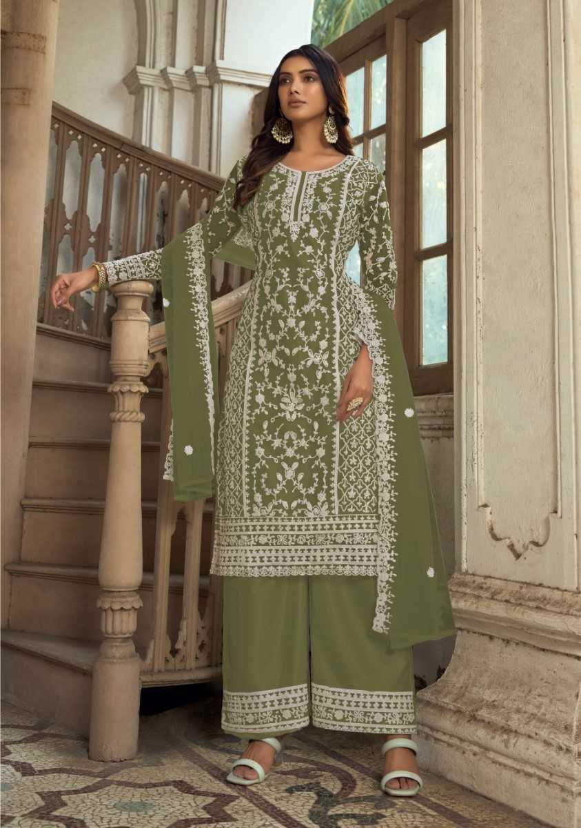 sabah khwaab 1011 designer pakistani occasion wear semi stitch salwar suit