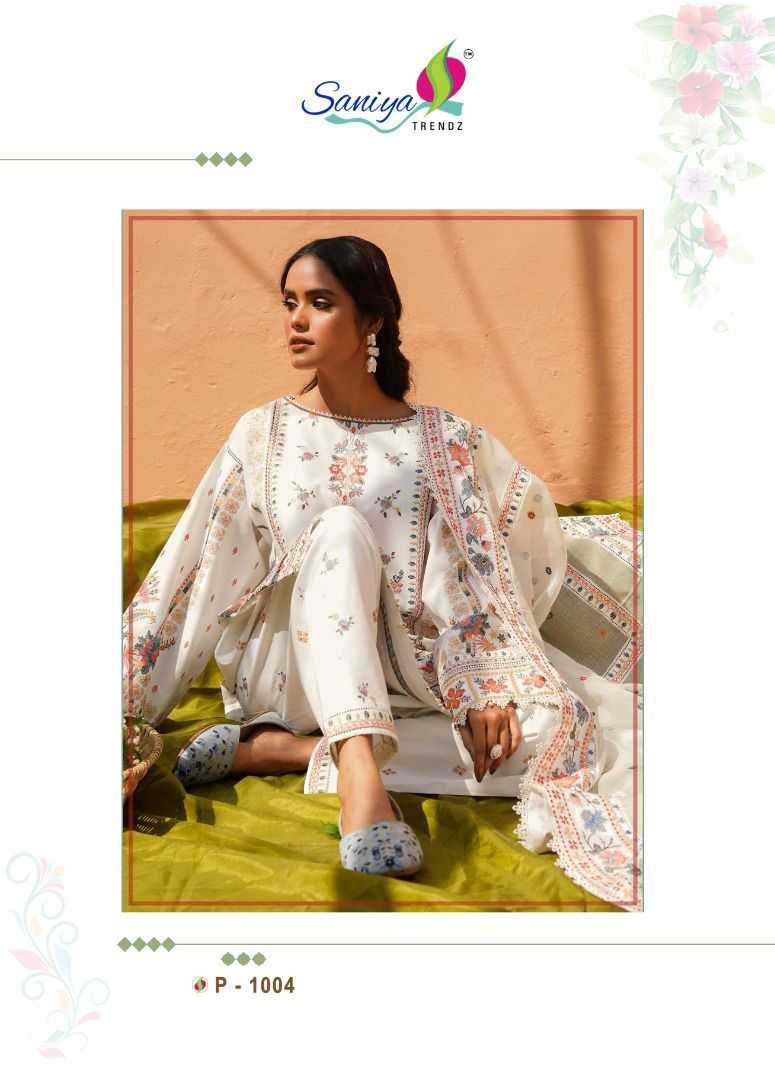 saniya trendz baroque vol 1 1004 cotton designer unstitch salwar suit