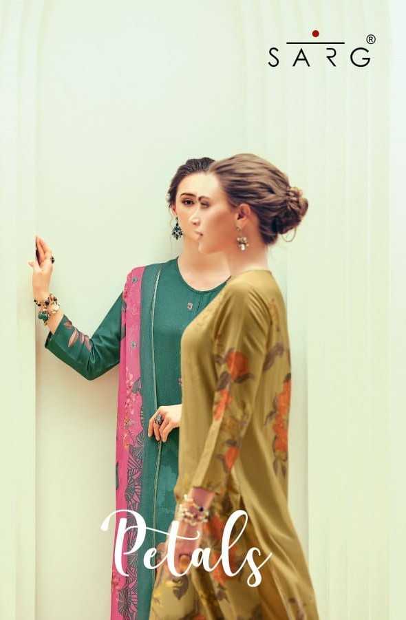 sarg petals designer digital print handwork unstitch salwar kameez