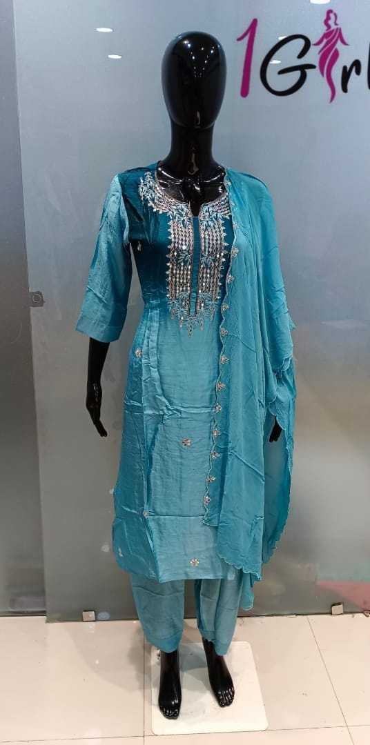 stree lifestyle 14011 color fancy readymade salwar kameez combo set