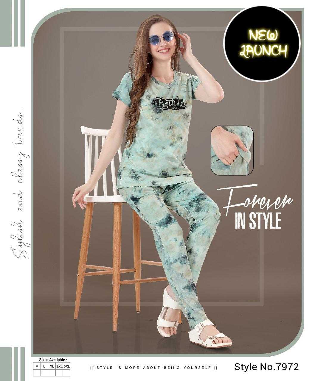 SUMMER SPECIAL B518 SINKER HOSIER PLAIN WITH PRINT MIX& MATCH TIE &  DIE DISCHARGE NIGHT SUIT CATALOG WHOLESALER BEST RATE