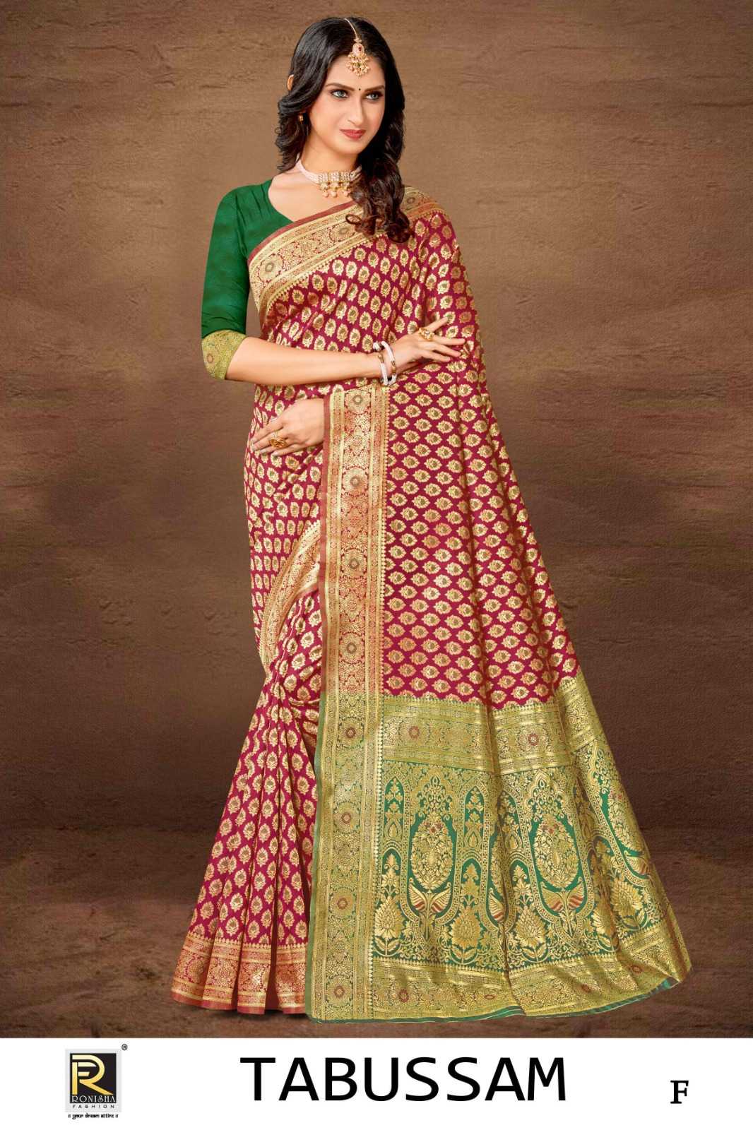 TABUSSAM  BY RANJNA SAREE BANARASI SILK PREMIUM FABRICS SUPER HIT COLLECTION SAREES