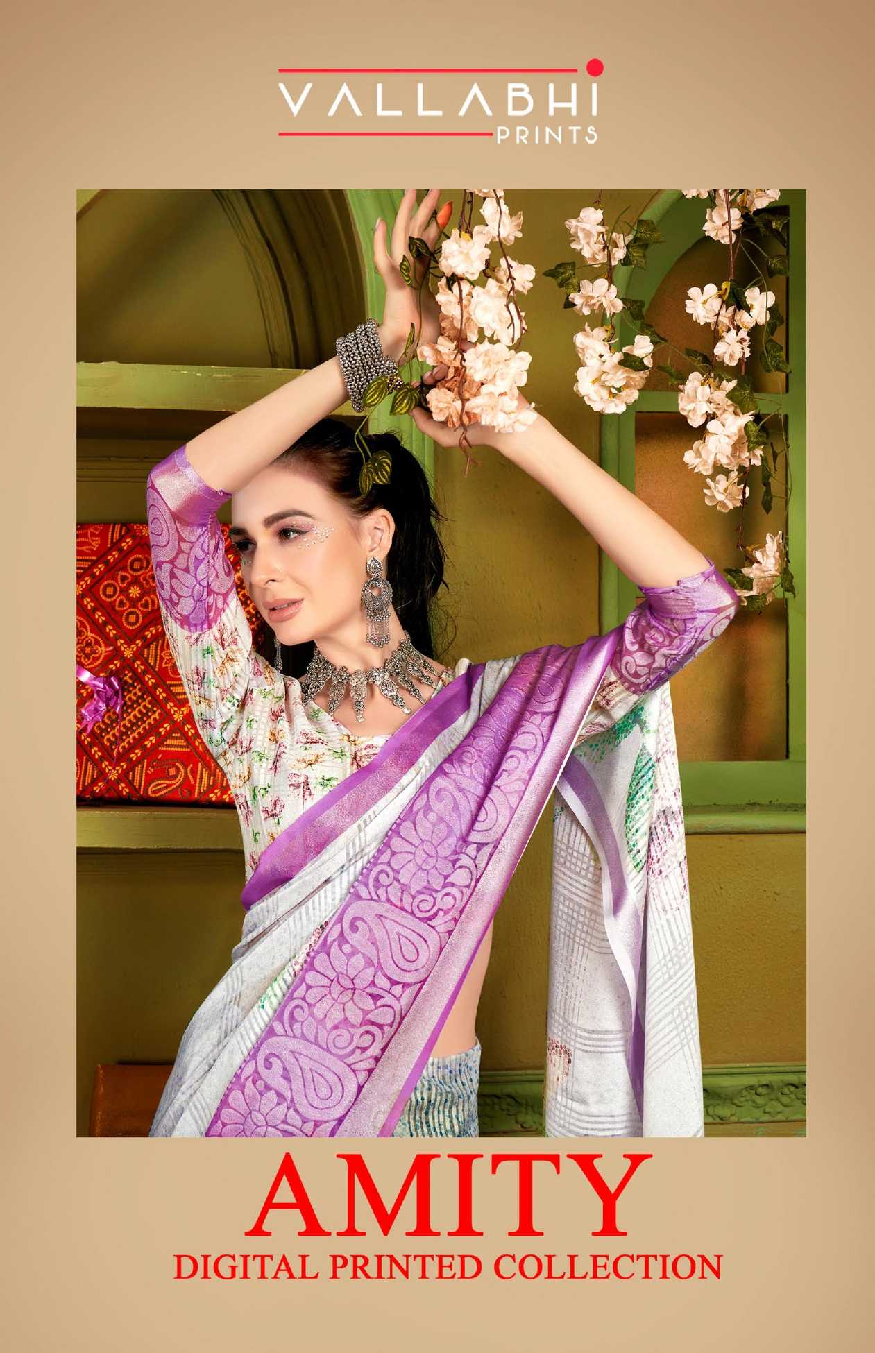 vallabhi prints amity fancy digital print classy sarees