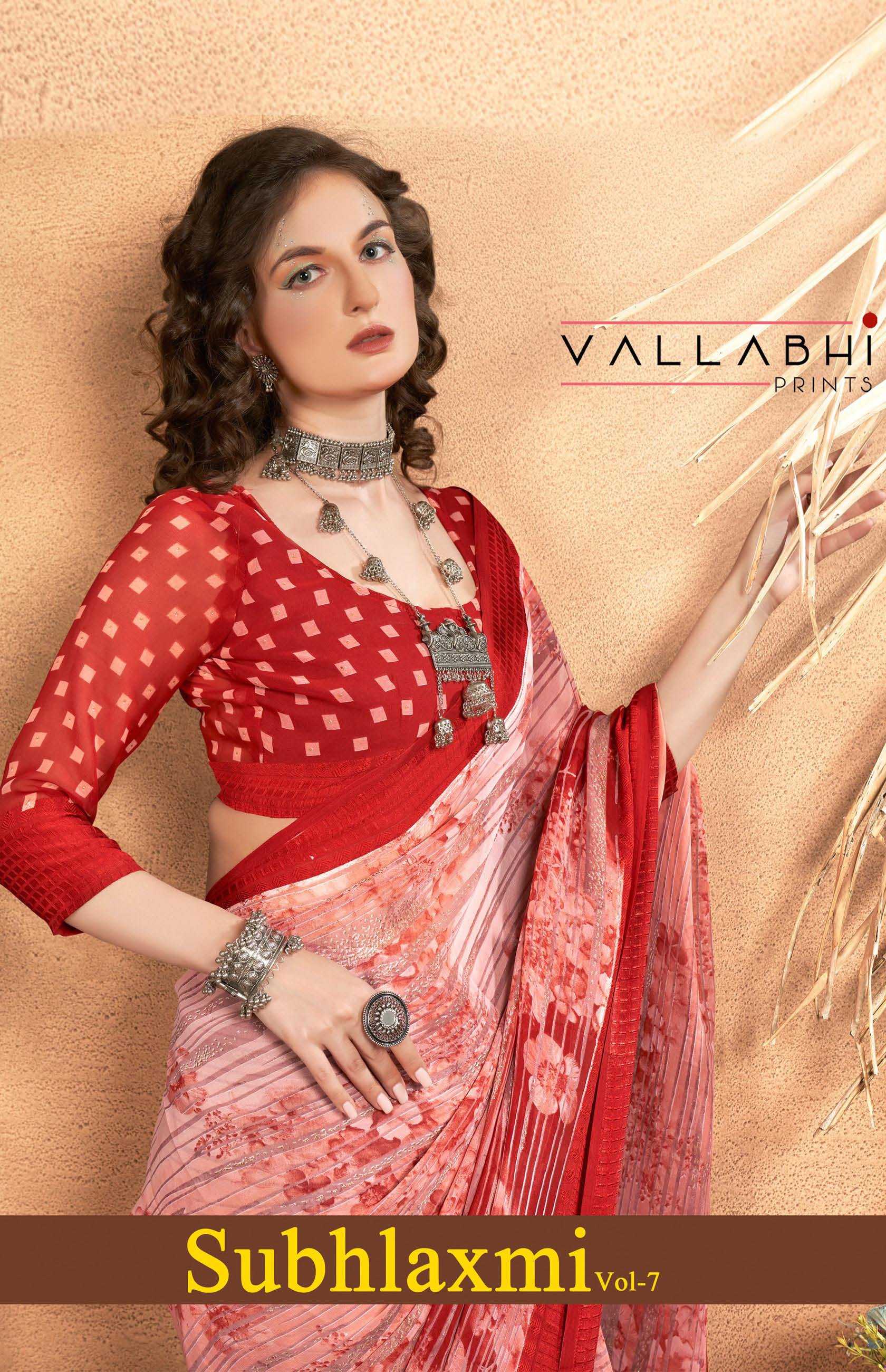 vallabhi prints subhlaxmi vol 7 beautiful regular wear sarees