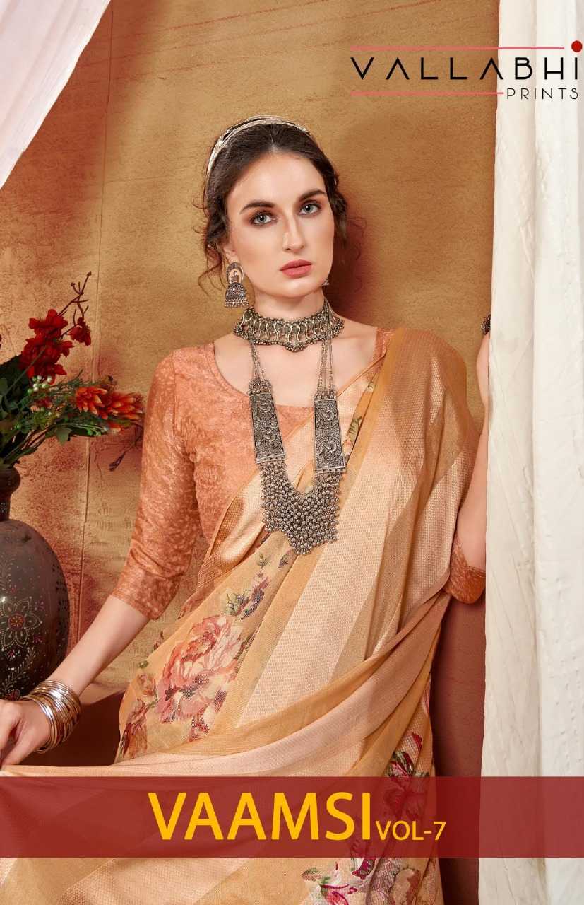 vallabhi prints vaamsi vol 7 beautiful brasso sarees 