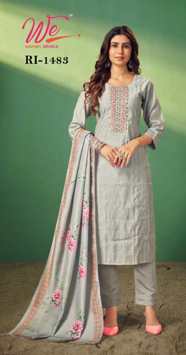 we women 1481 colors beautiful readymade kurti pant dupatta combo set