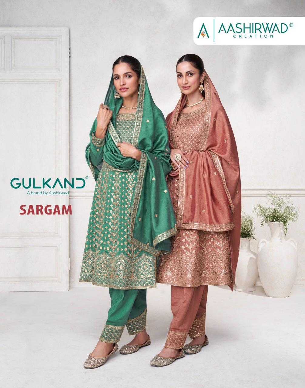 aashirwad gulkand sargam readymade designer kurti bottom dupatta 