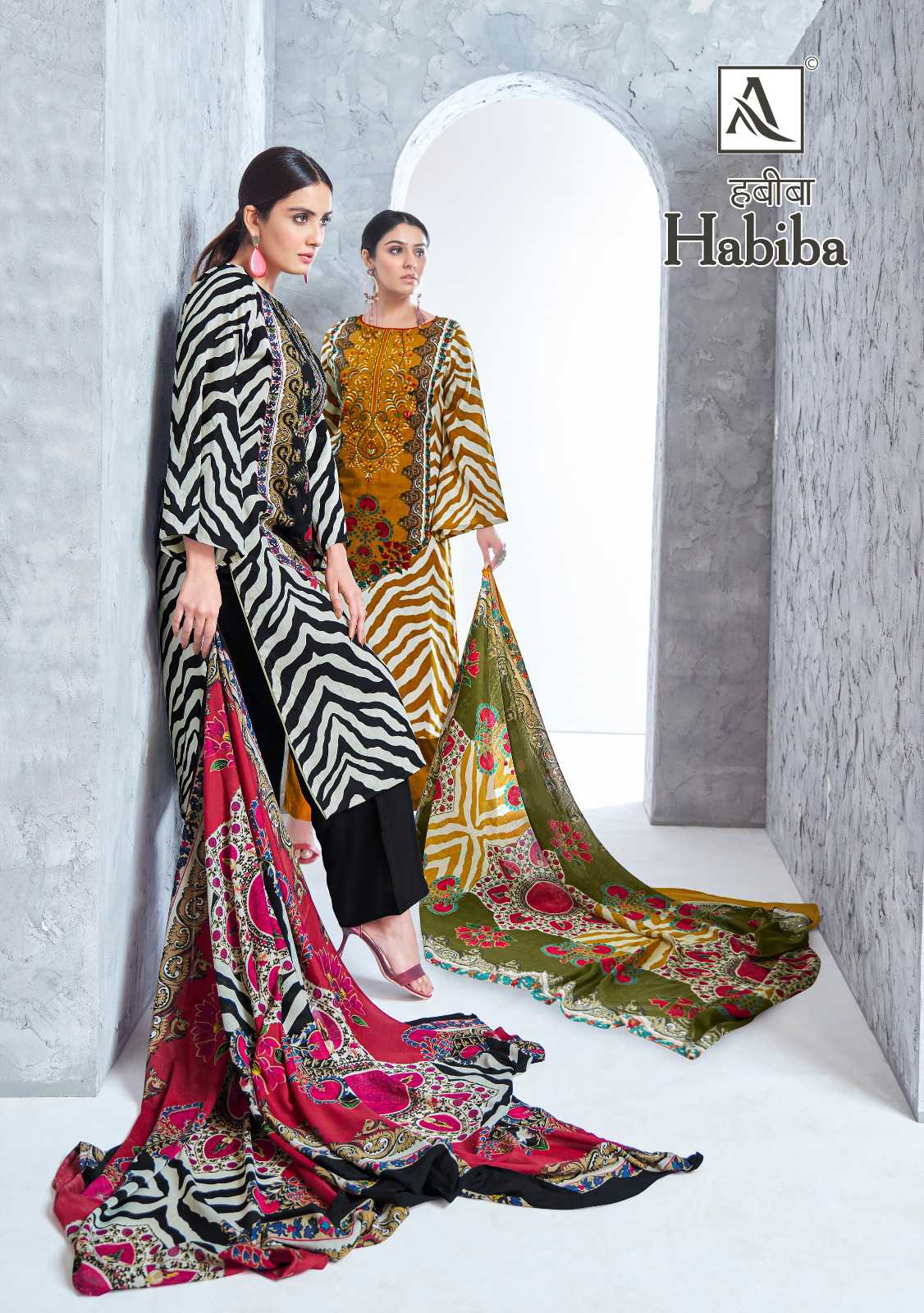 alok suit habiba pakistani printed cotton unstitch salwar kameez