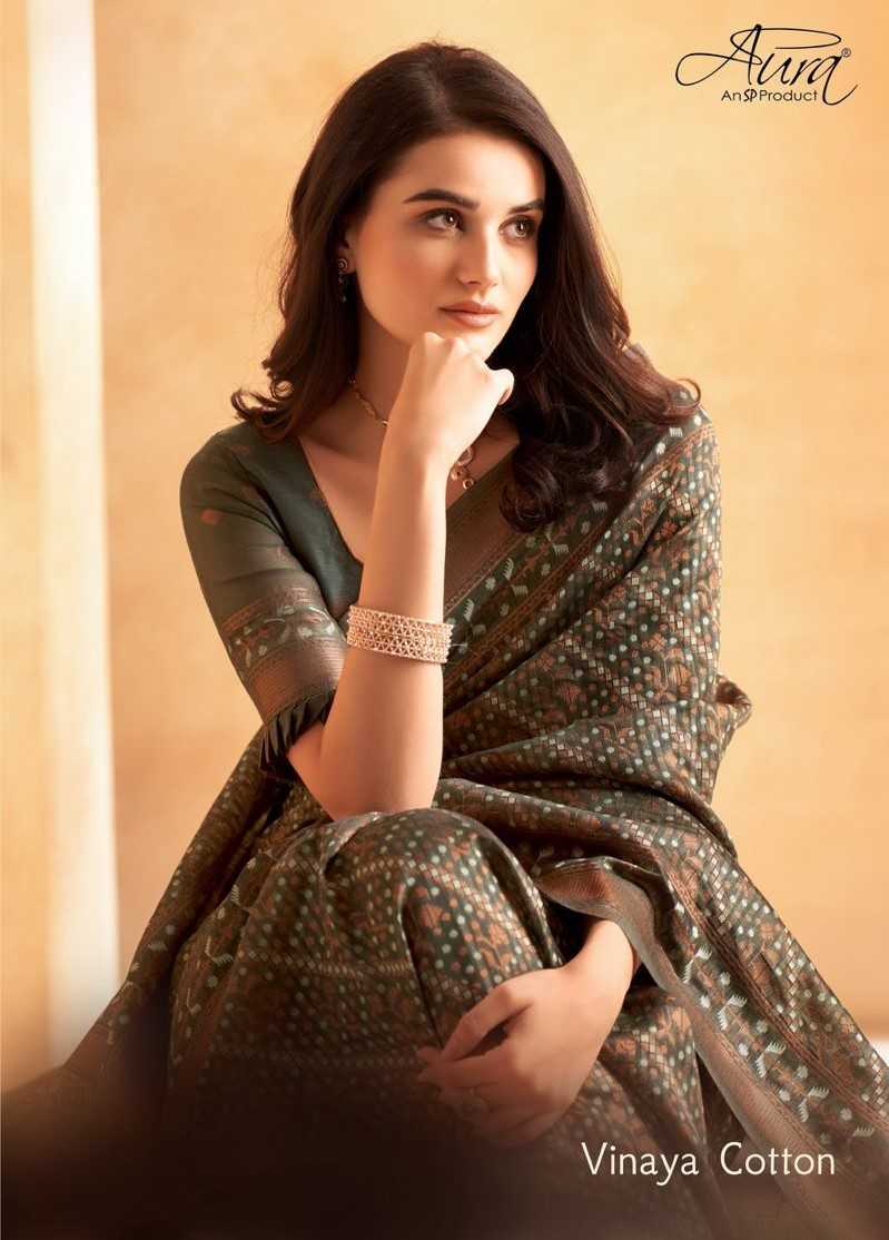 aura sarees vinaya 82101-82106 comfy wear soft cotton sarees