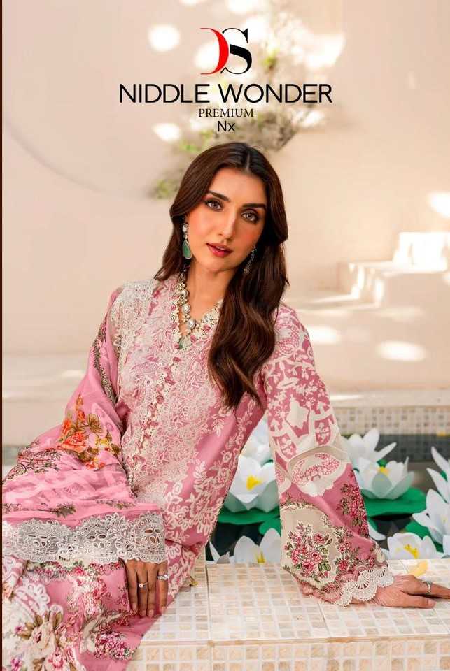 deepsy needle wonder nx pakistani cotton embroidery dress material