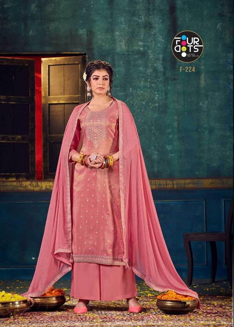fourdots aashu designer beautiful festive wear dress material