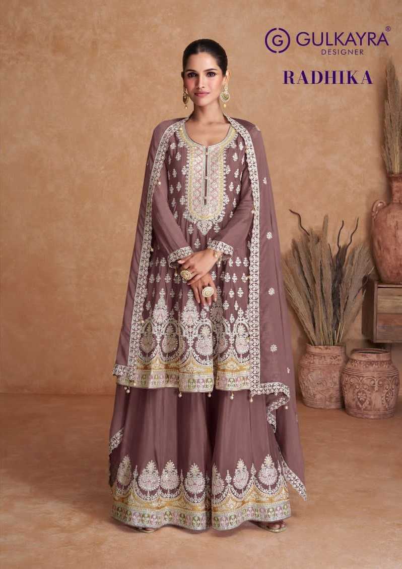 gulkayra radhika readymade designer traditional kurti plazzo dupatta