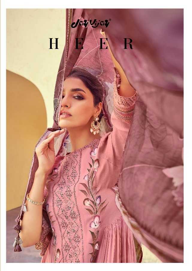 jayvijay heer 8591-8598 pakistani designer digital print dress material