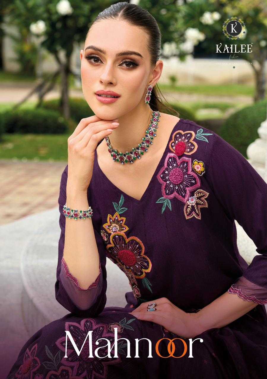 kailee fashion mahnoor fancy work readymade salwar kameez catalog