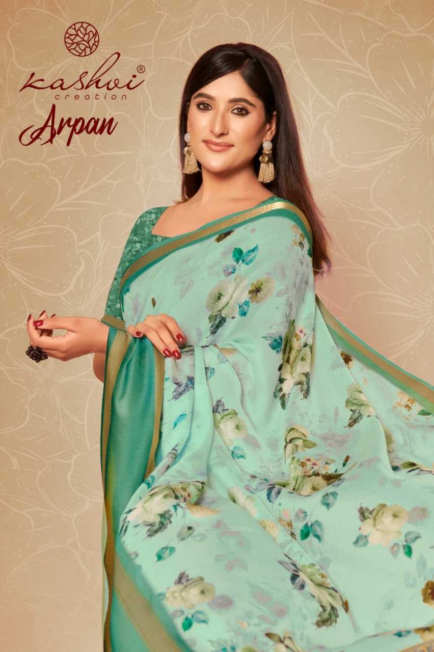 kashvi creation arpan fancy bemberg sarees supplier