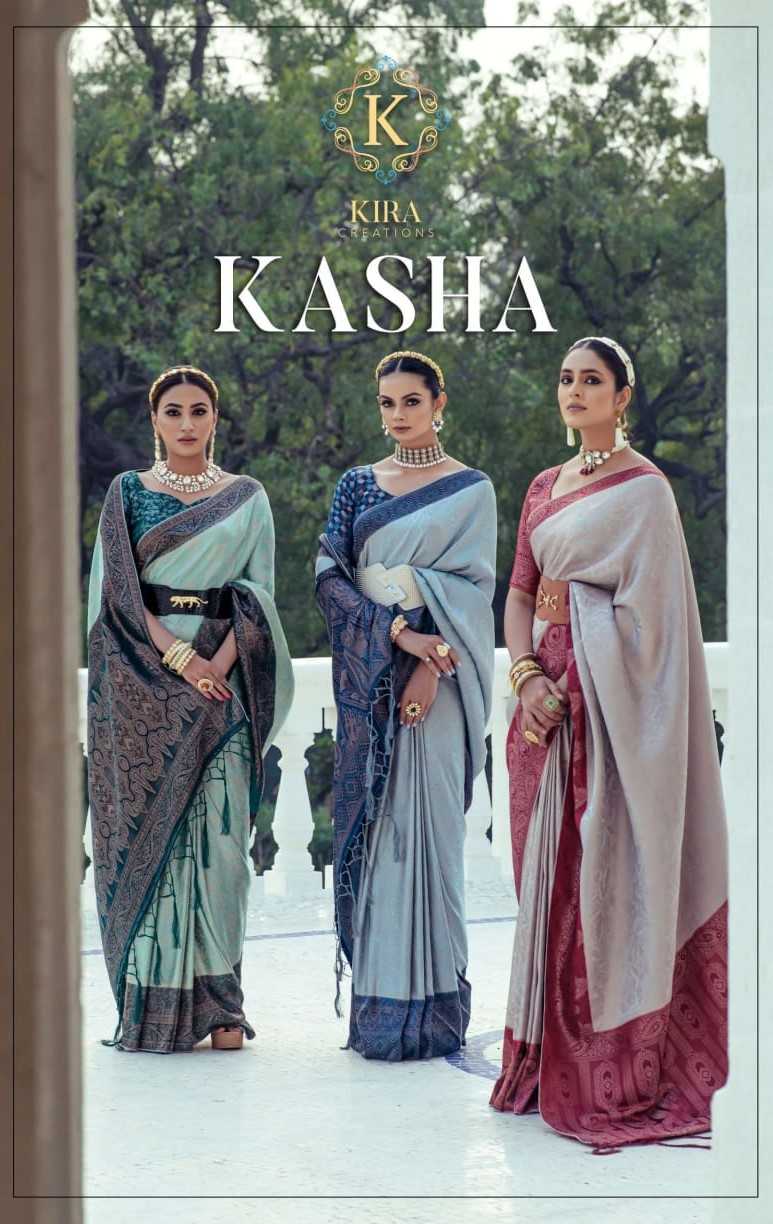 kira creation kasha 3001-3006 manufacturer of exclusive wedding wear Saree