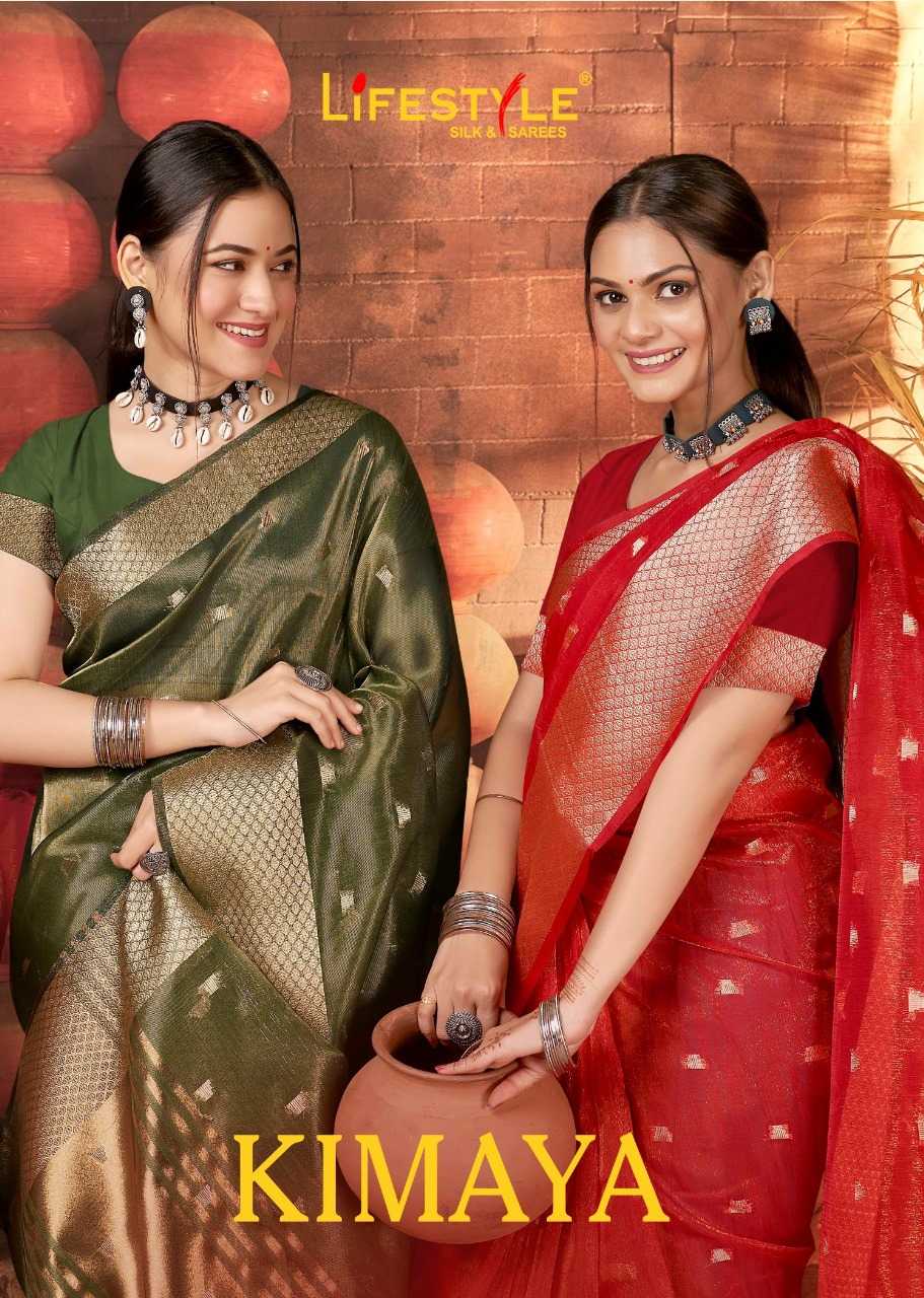 lifestyle kimaya beautiful sarees catalog