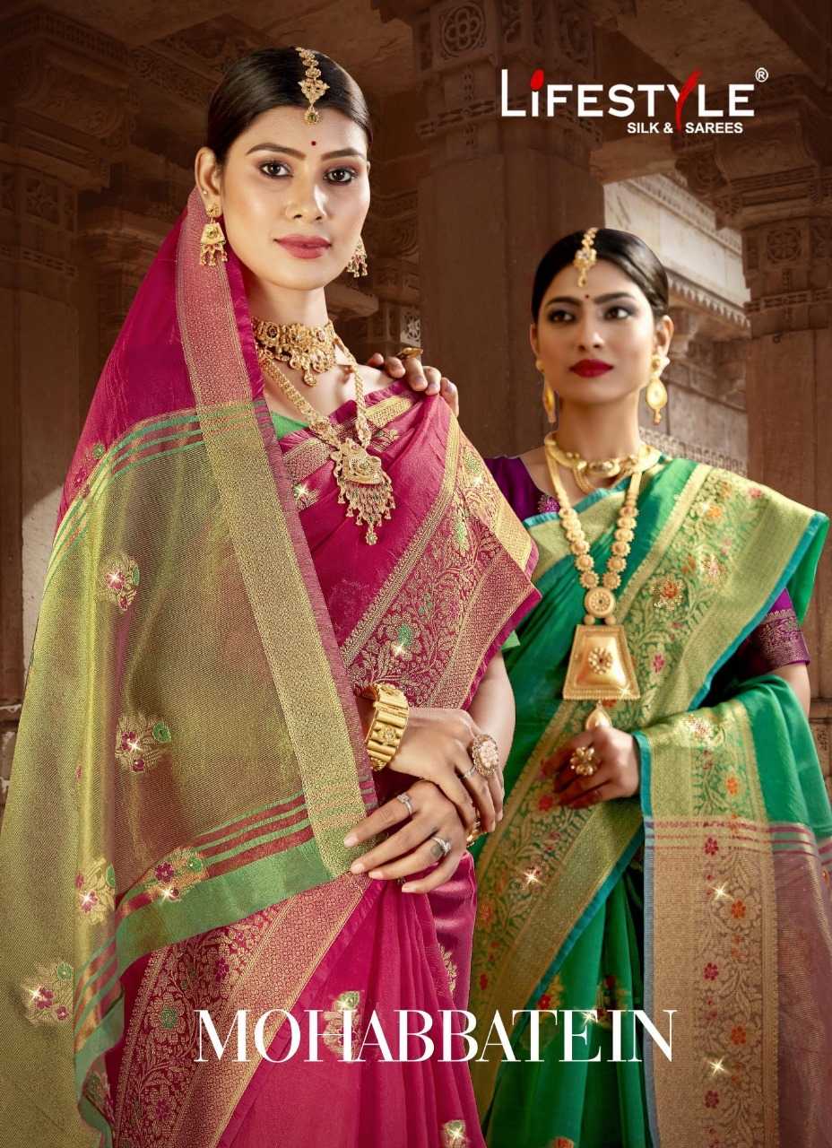 lifestyle sarees mohabbatein casual wear saree supplier 