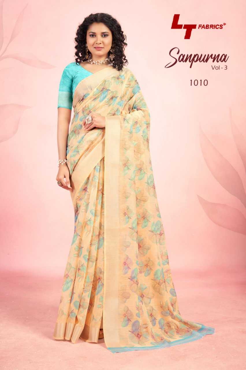 lt fashion sanpurna vol 3 fancy sonakshi patta sarees