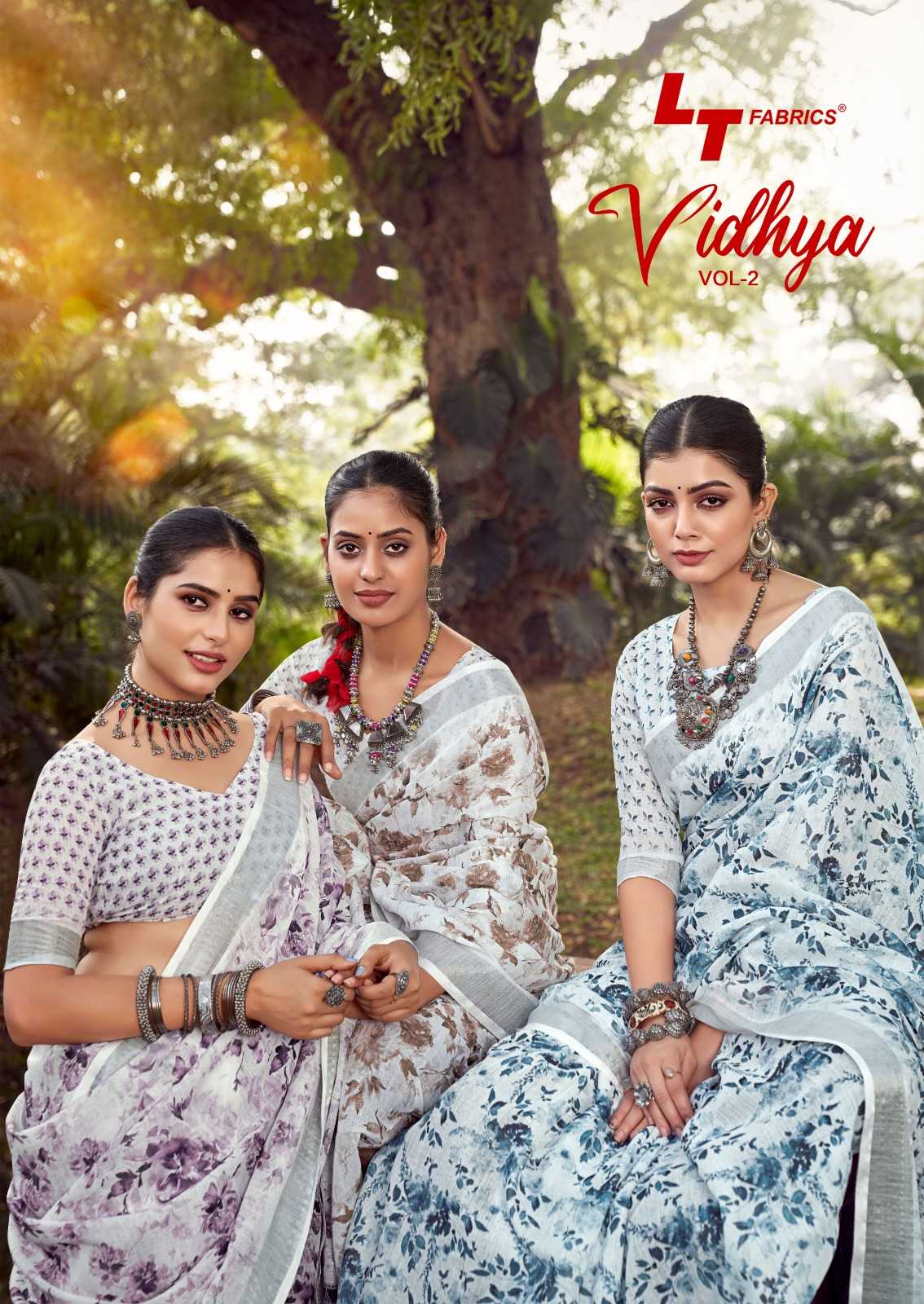 lt fashion vidhya vol 2 adorable linen cotton sarees 