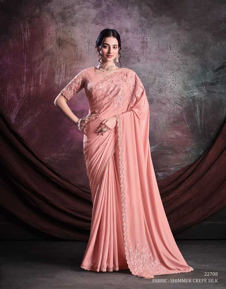 mahotsav mohmanthan hit design wedding wear stone work elegant sarees