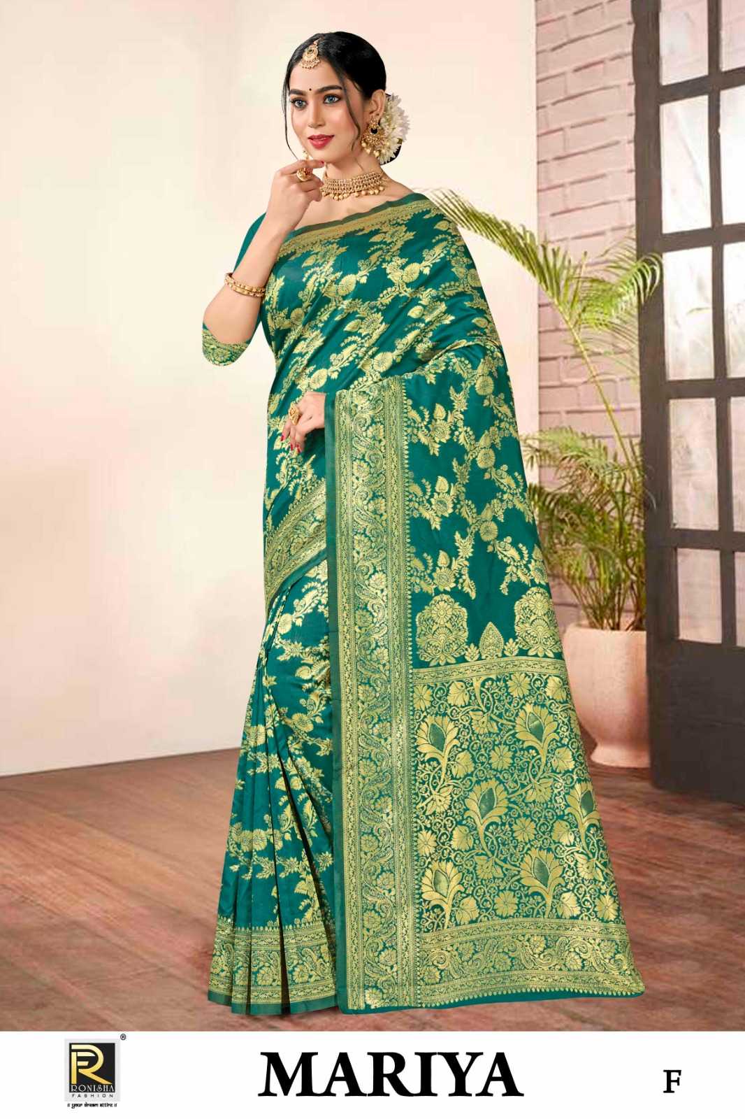 MARIYA  BY RANJNA SAREE BANARASI SILK PREMIUM FABRICS SUPER HIT COLLECTION SAREES