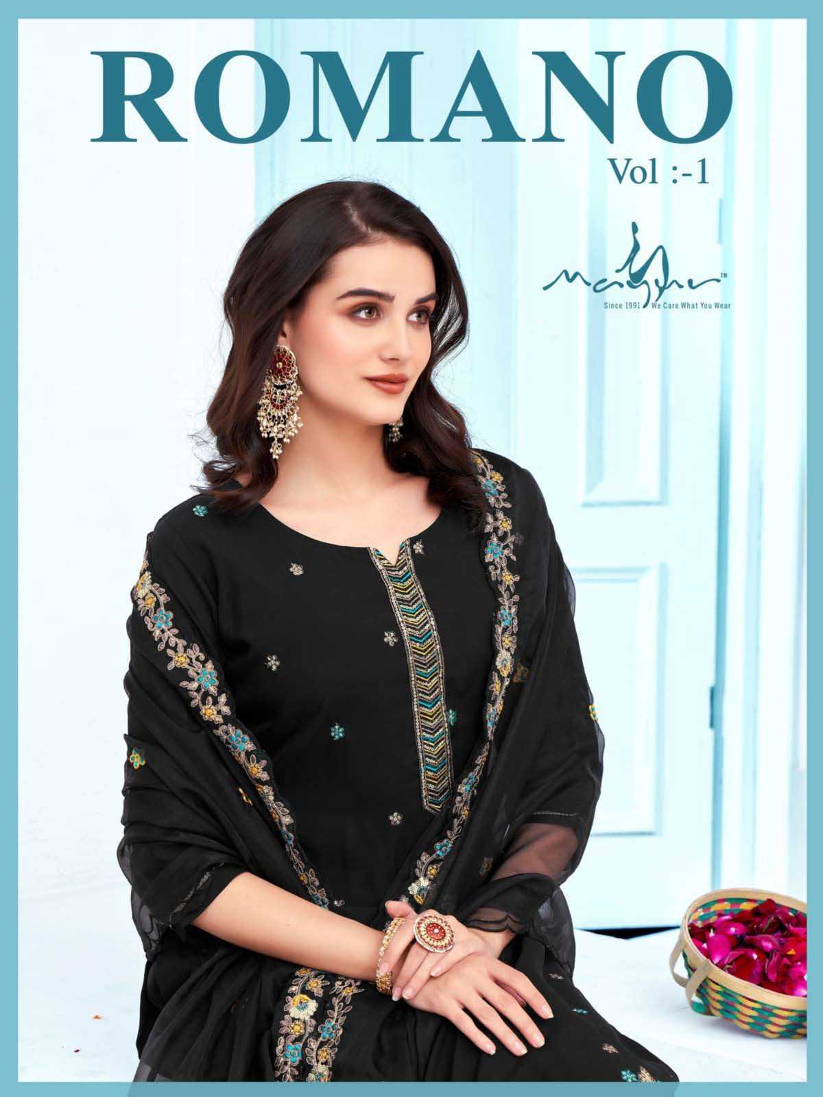mayur fashion romano vol 1 fancy festive wear readymade salwar kameez catalog
