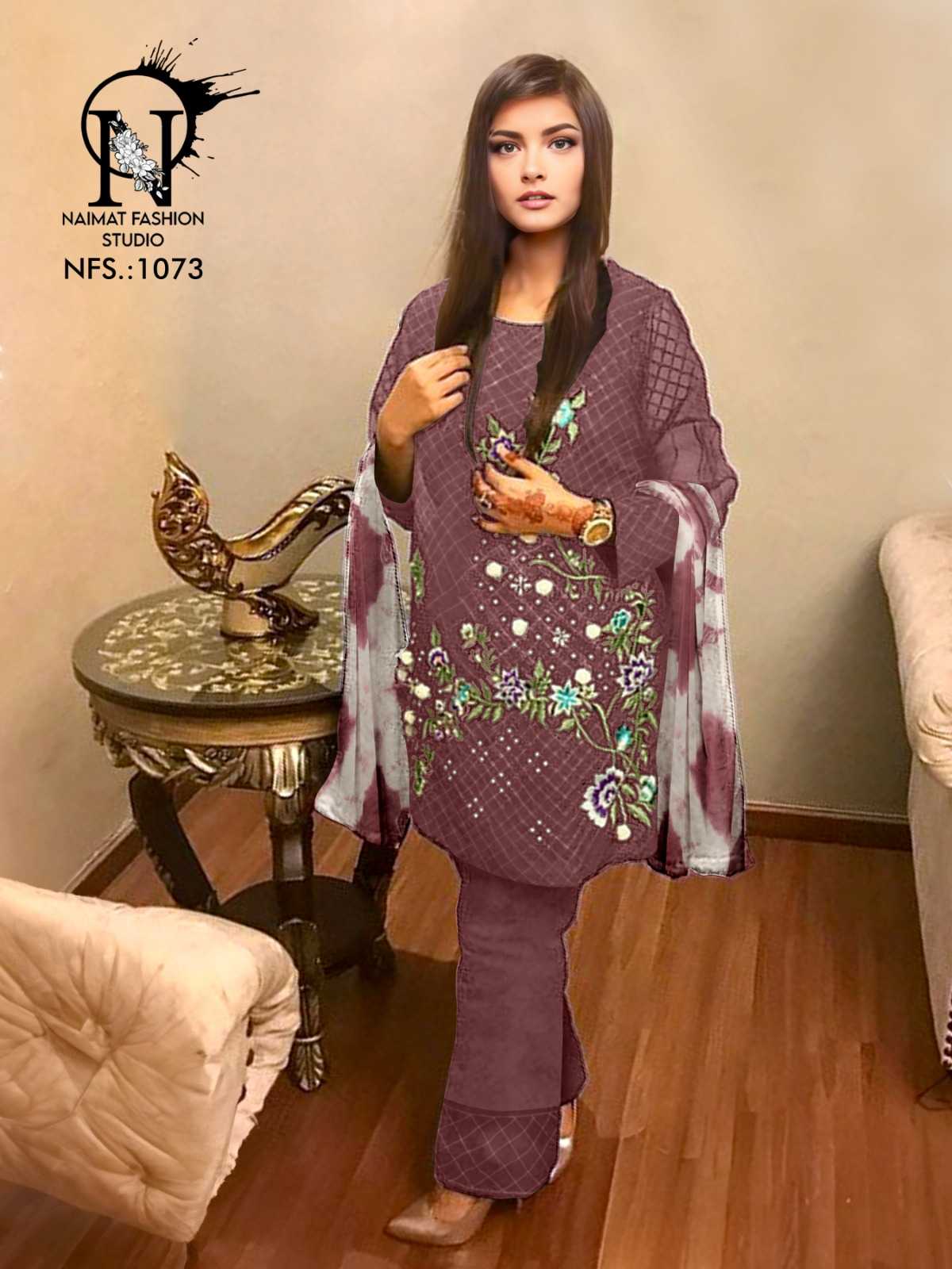 naimat 1073 readymade designer pakistani kurti pant dupatta