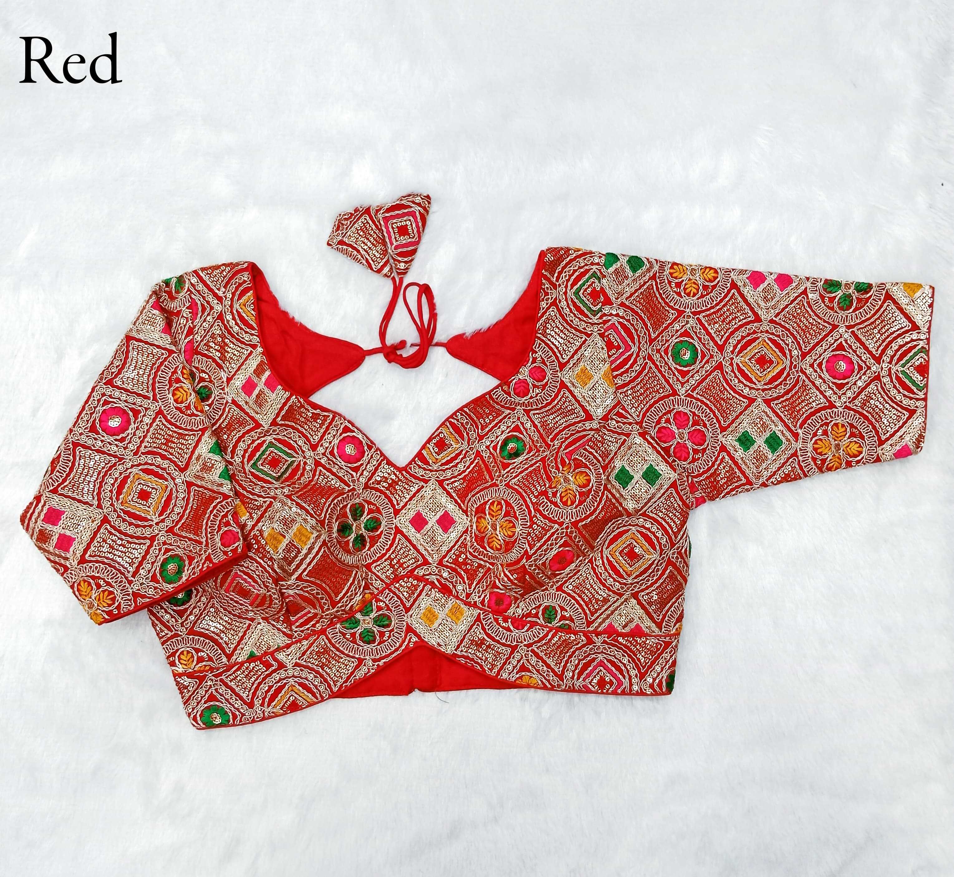 pr sabnam readymade party wear codding sequence multy thread blouse