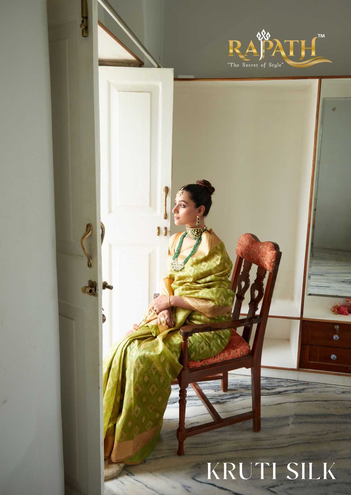 rajpath kruti silk 140001-140006 designer function wear organza silk sarees