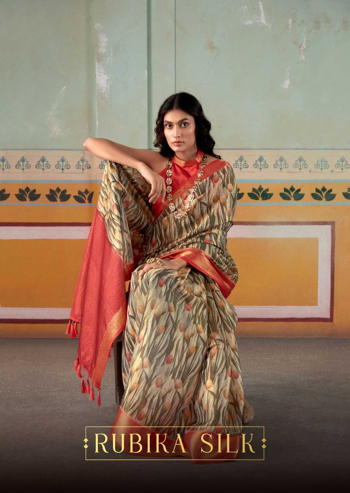 rajpath rubika silk 310001-310008 series festive wear handloom tissue silk sarees