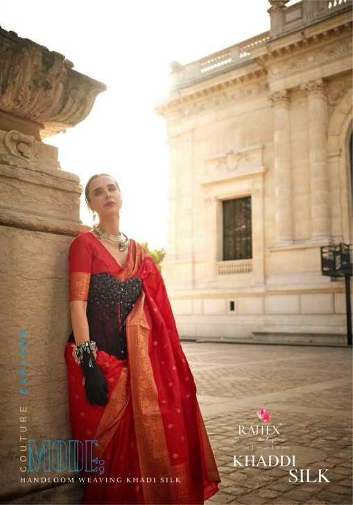rajtex khaddi silk 348001-348008 handloom weaving sarees online trader