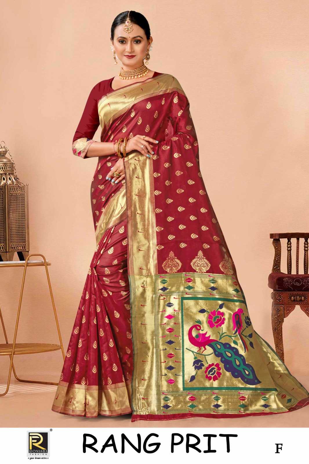RANG PRIT  BY RANJNA SAREE BANARASI SILK PREMIUM FABRICS SUPER HIT COLLECTION SAREES