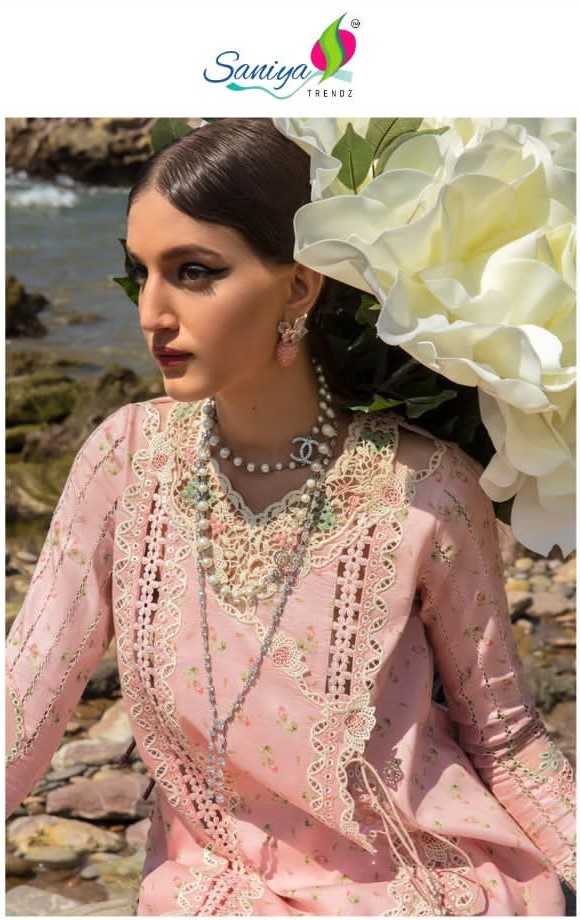 saniya trendz h 7021-7022 designer pakistani dress material