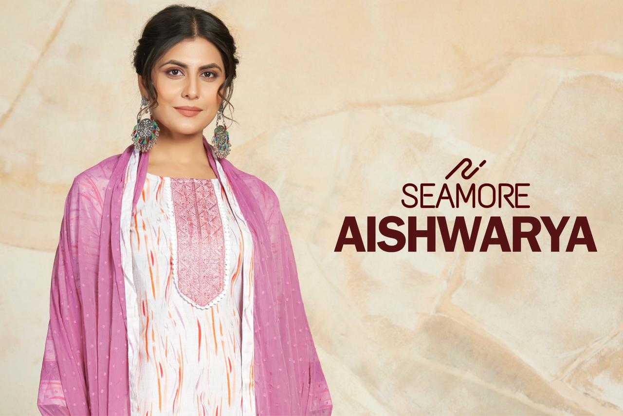 seamore aishwarya 118-123 readymade cotton casual wear classy salwar kameez