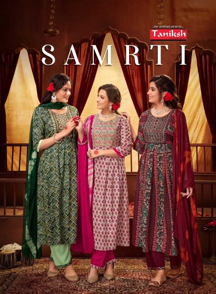 taniksh samrti beautiful fullstitch nayra cut salwar kameez