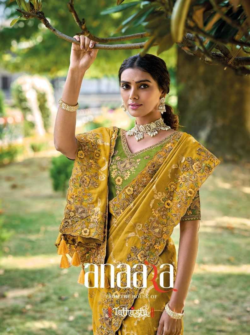 tathastu anaara 6211-6219 designer wedding wear fancy silk work traditional sarees