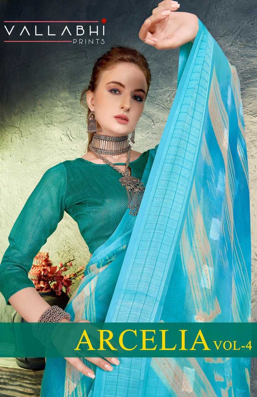vallabhi prints arcelia vol 4 fancy georgette sarees