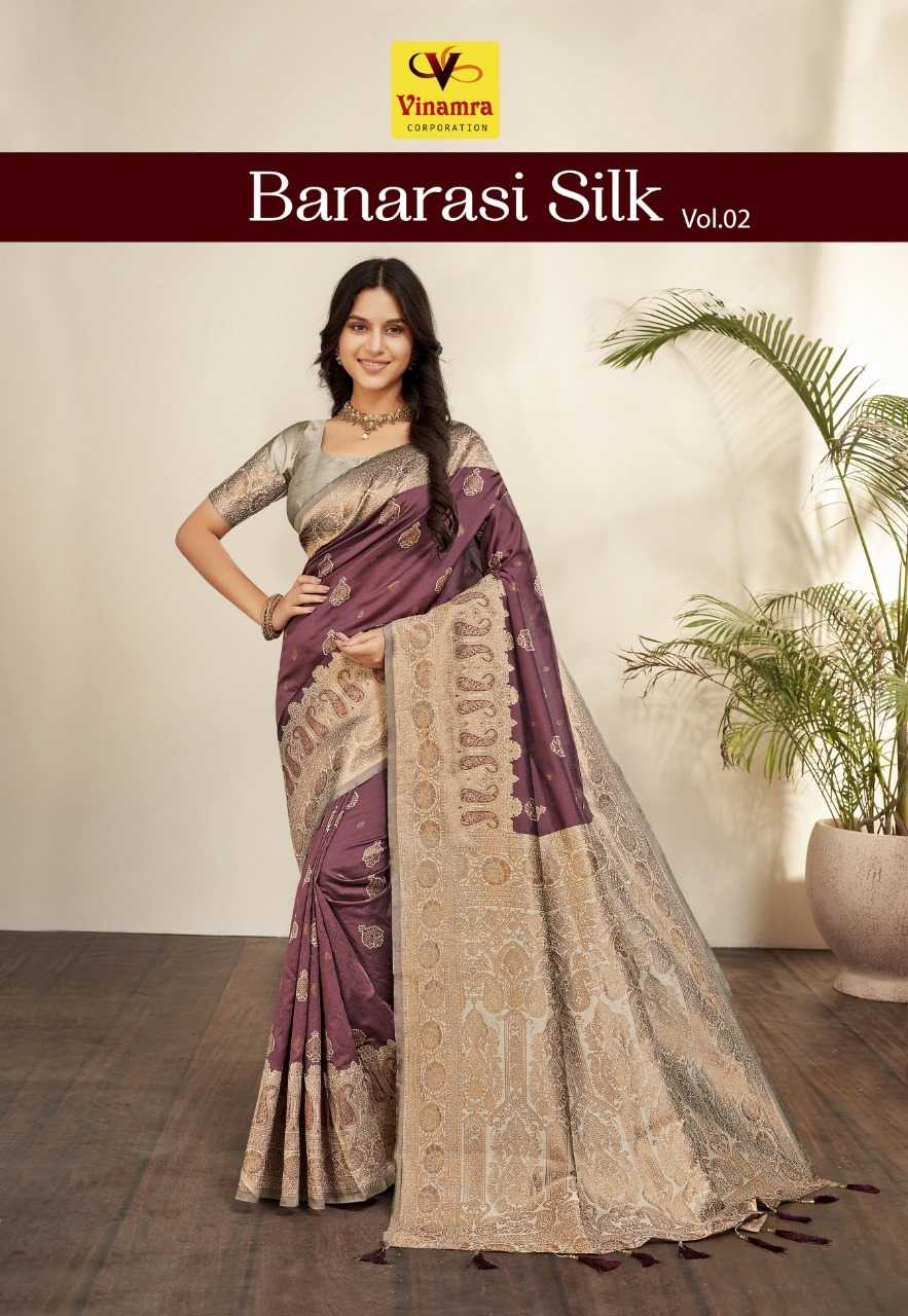 vinamra banarasi silk vol 2 festive wear beautiful sarees