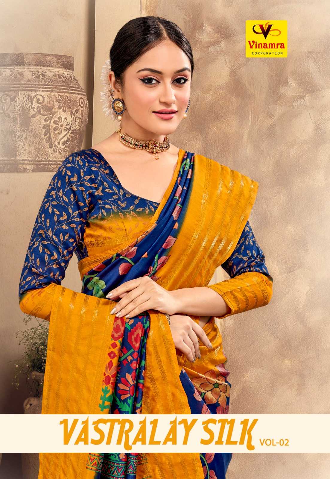 vinamra vastralay silk vol 2 amazing zari patta sarees