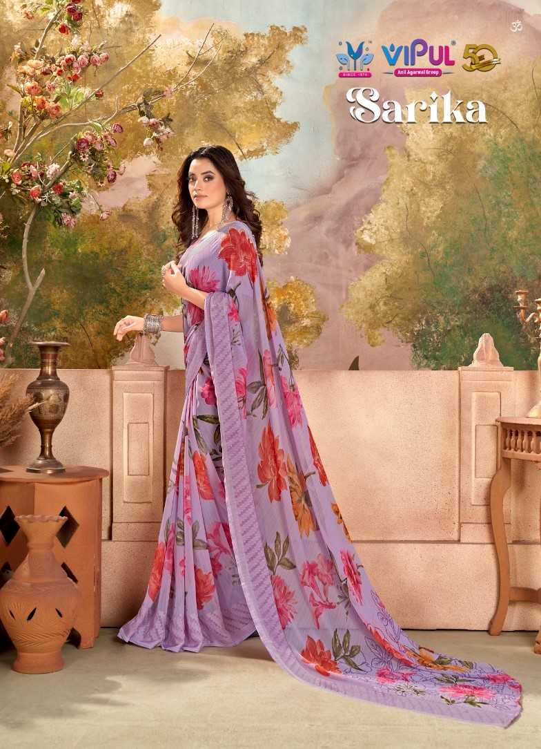 vipul fashion sarika georgette printed beautiful sarees